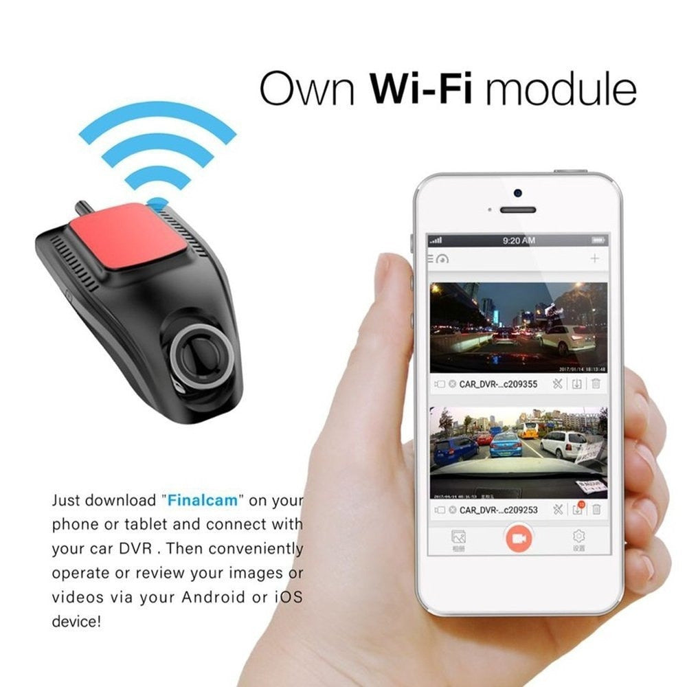 Smart Eye™ 1080P WiFi Dash Cam – Full HD Car DVR Recorder